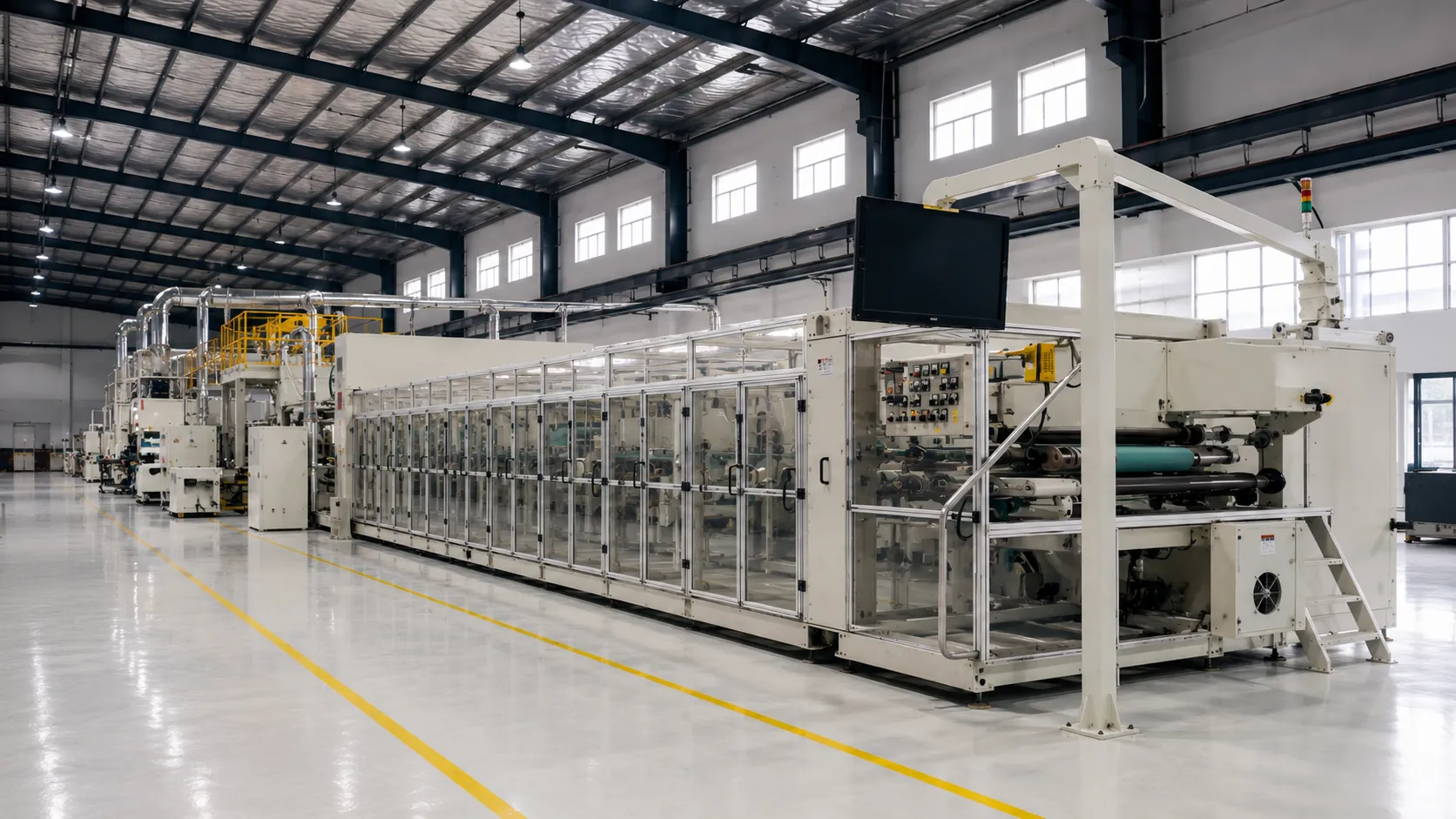 Baby Diaper Manufacturer: baby diaper production at a Cushies partner facility in India